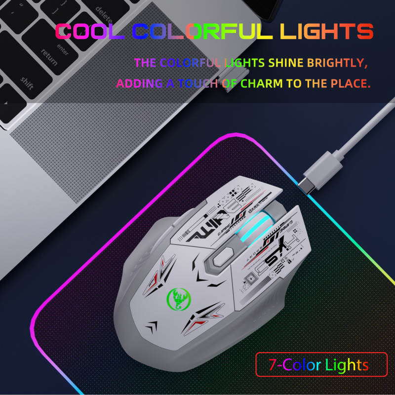 2.4G+BT5.1 Dual-Mode Wireless Mouse